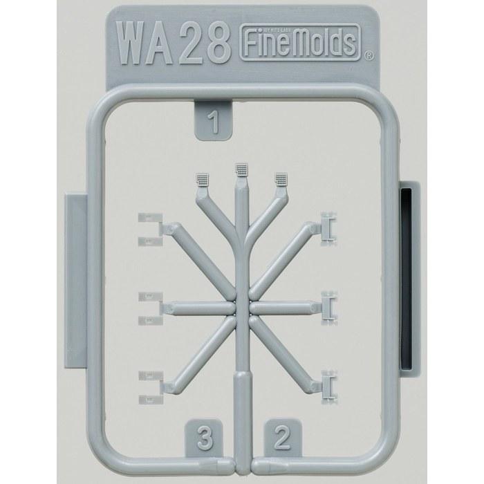 Fine Molds 1/700 Nano Dread Series 12cm Twenty-Eight Barrel Projectile Launcher Plastic Model Parts WA28, Gray