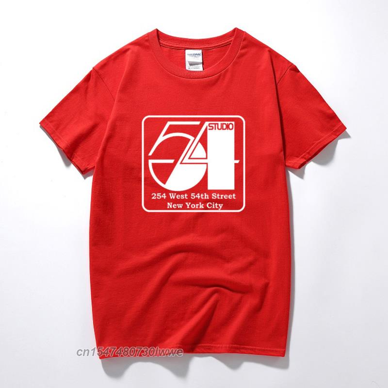 Studio 54 Shirt Disco 45 Vinyl Dance Throw Back Soul Unisex Clothes Top Camisetas Hombre Cotton T Shirt