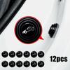 Door Anti-Collision Pad 12 PCS 2.8cm/1.10 Inch Accessories Black