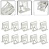 10Pcs/set DVD CD Panel Interior Retainer Clip Trim Plate Auto Fasteners Fixed Buckle  Car Dashboard
