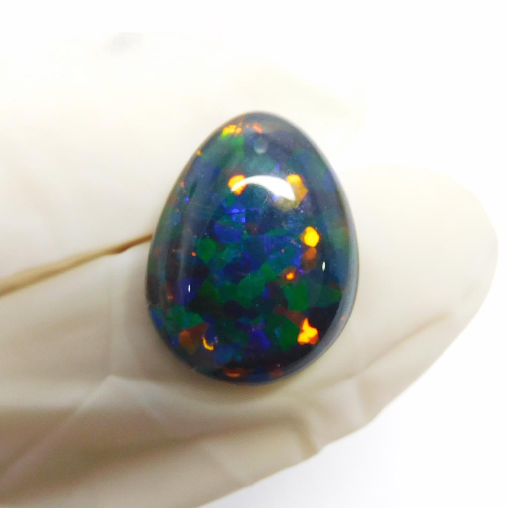 Lab-Created Opal Loose Gemstone Multi Color Fancy Cut Doublet 9.80 ct for Jewelry Making and Crafts