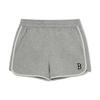 New MLB Casual Shorts Women's Mixed Color Gray 3FSPB0233-43MGS