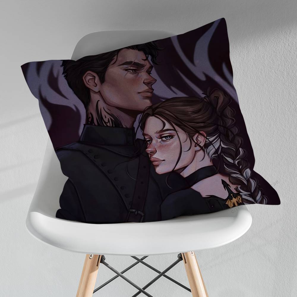 Art FFourth WWing Novel pillow over living room sofa cushion cover home decoration bedroom room bed pillow cover