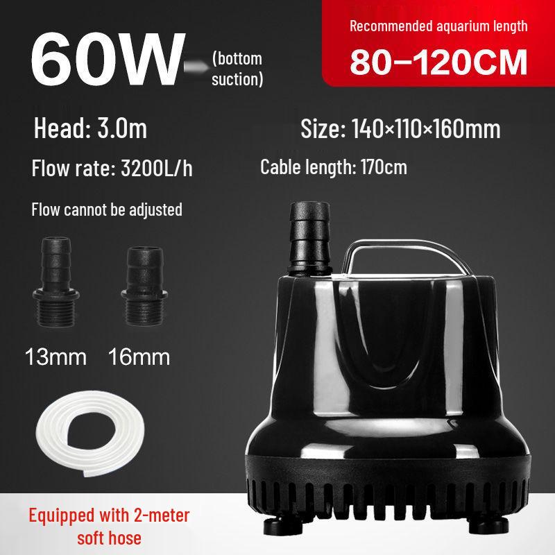 Мини-тихий погружной насос для аквариума с золотыми рыбками, для каменистого водопада, фонтана и циркуляционного фильтра.