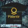 Новый логотип Palantir Мерч Унисекс Футболка Смешная Размеры от S до 5XL Винтажный Графический Повседневный Растягивающийся Универсальный Мягкий