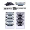 Мужская портативная трехлезвийная бритва старого образца