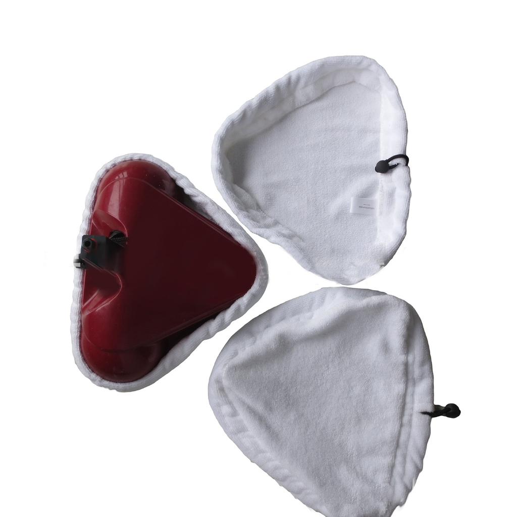 Сменные насадки для паровой швабры, многоразовые моющиеся треугольные насадки из микрофибры для ковров из твердой древесины