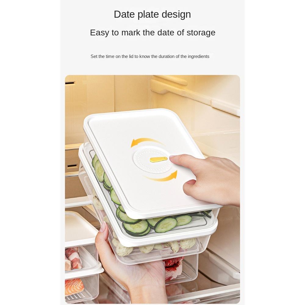 Прозрачный ящик для хранения продуктов Фрукты Мясо Консервация Упаковочная коробка для мяса Кухонные принадлежности