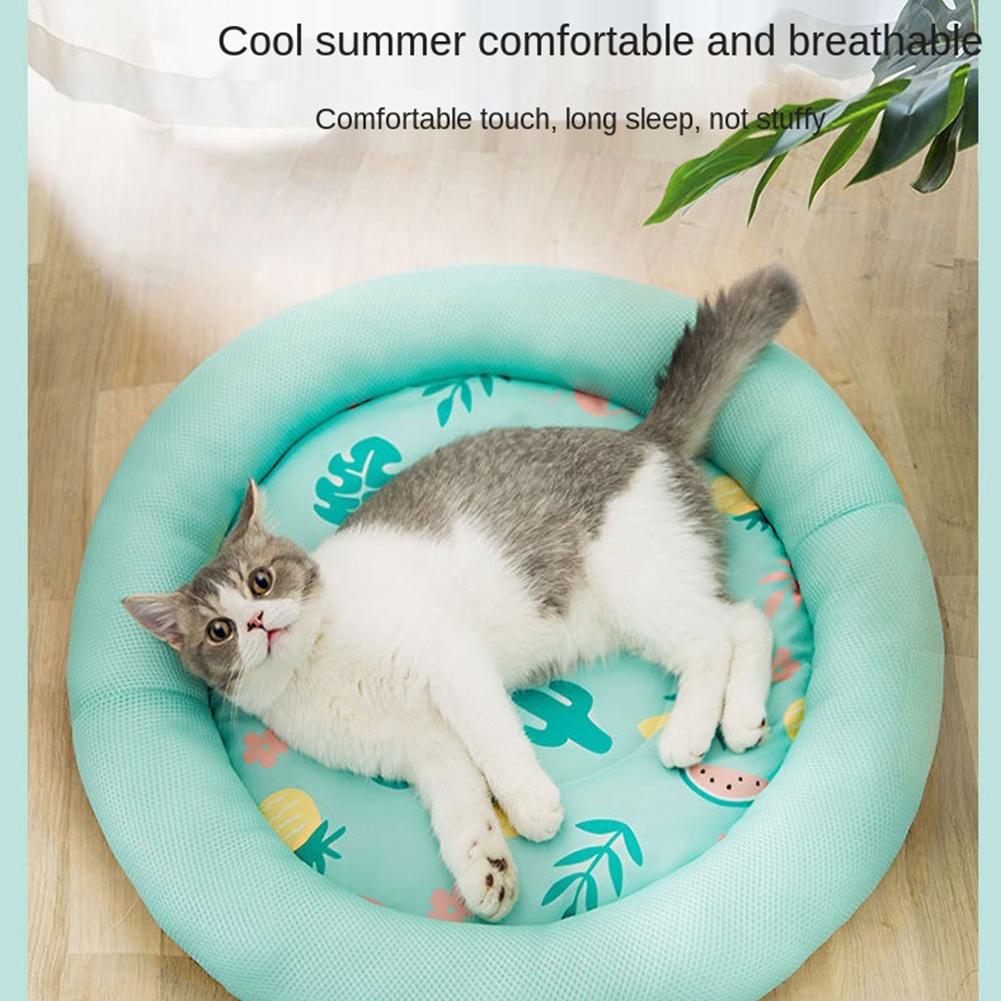 Breathable Pet Mat Cooling Pad For Cat Teddy Dog Portable Kennel Pet Supplies