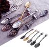 Crystal Head Royal Style Flatware Tea Ice Cream Zinc Zinc Zinc Alloy Kitchen Accessories Dining Bar Scoops