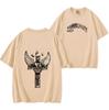 Футболка Travis Jackboys 2 Astroworld Rap Tee Streetwear Графическая футболка Hip Hop Концертная футболка Унисекс в винтажном стиле Rap Мерч