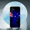 Australian Flag Luxury Black Phone Case For Samsung Galaxy S23 S24 S25 Ultra S22 Plus S21