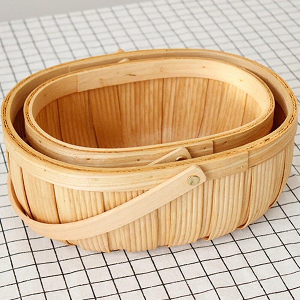 Корзина с фруктами, сумка для пикника, корзины для хранения на кухне, организация домашнего хранения