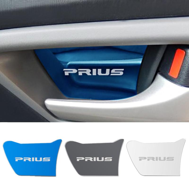 4 шт. украшение ручки двери автомобиля Стайлинг автомобиля для Toyota Prius 30 наклейка из нержавеющей стали Аксессуары для интерьера