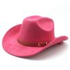 Замшевая шляпа с загнутым краем, верхняя ковбойская шляпа в стиле вестерн, мужская и женская уличная шляпа с загнутыми полями в этническом стиле, фетровая шляпа