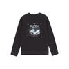 Puma Футболка с круглым вырезом и длинным рукавом с принтом дракона X Kōyama Moto Collaboration SS24, цвет черный 626535-01