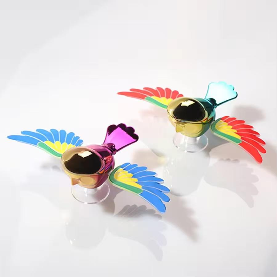 non-toxic Car Ornaments Cute Realistic Flying Bird Eco-friendly Helmet Accessories Creative Personalized Electric Vehicle Decoration