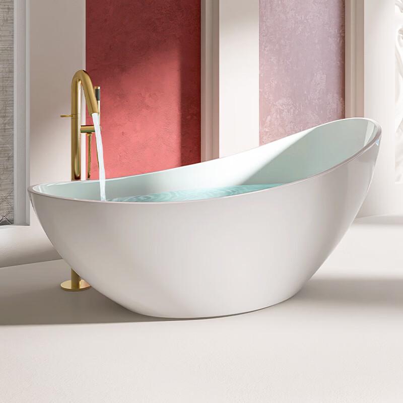 TLXT Nordic Freestanding Acrylic Bathtub
