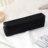 Simple Pencil Case School Supplies Pencil Cases  Solid Color School Stationery Pencil Pouch