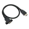 HDMI-compatible 1.4 Male To Female Extension Cable With Screw Panel Mount 4K@30Hz 1080P@60Hz High Speed 3D UHD Cord For Monitor TV Projector