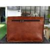 16" Leather Messenger Bag Laptop Case Office Briefcase Gift for Men Computer Distressed Shoulder Bag