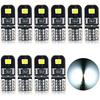T10 Led Light Bulb 12V White No Polarity Designed W5W Wedding Car Interior Dome Light License Plate Lights
