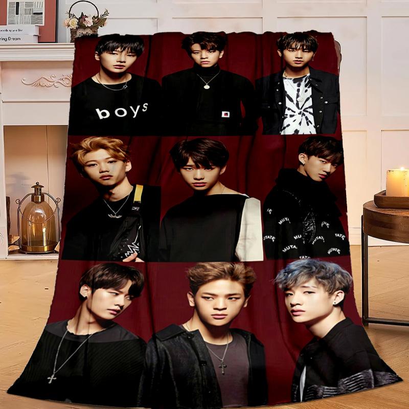 1PC Kpop Stray Flannel Blanket Gift, Suitable for Both Men And Women, Soft Ideal for Beds And Sofa, Birthday Or Christmas Gift