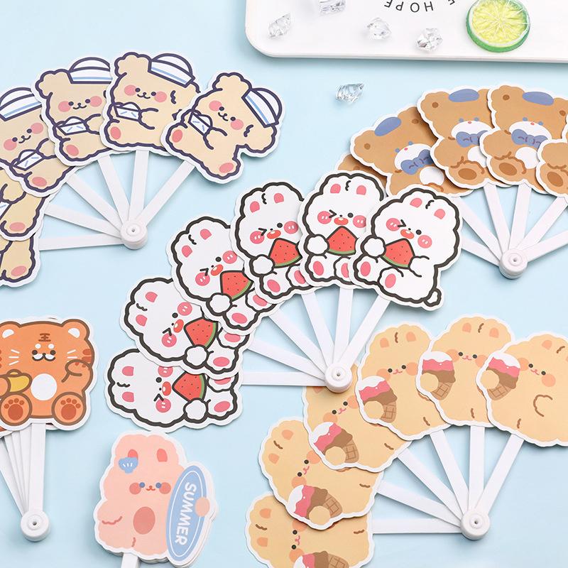 Милый мультяшный мини-портативный вентилятор в виде рукопожатия инопланетянина, маленький вентилятор для охлаждения летом, подарок