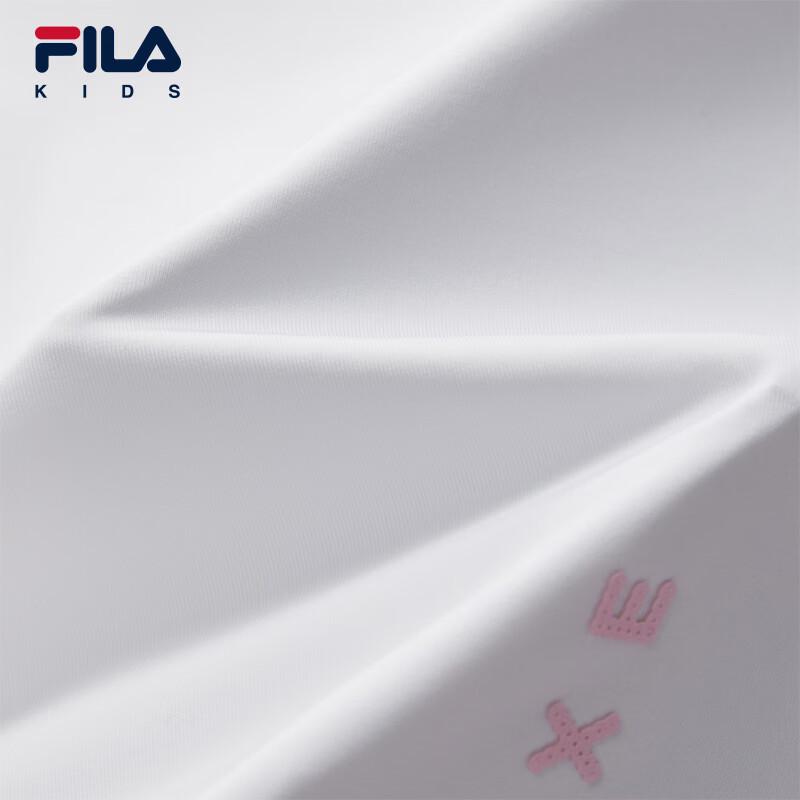 Fila Девочковая вязаная футболка-поло с коротким рукавом