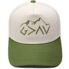 Symbol mountain peak embroidery color matching truck driver baseball cap European and American men's and women's casual sunshade dad hat