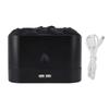 Flame Aromatherapy Diffuser Quiet Relaxing Decorative Desktop Flame Humidifier Aromatherapy Machine