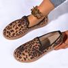 Fashion Ladies Shoes 2024 High Quality Slip On Women's Flats Plus Size Casual Flats Women Leopard Round Toe Soft Bottom Shoes Women