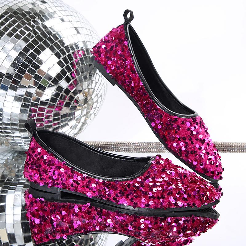 Модные блестящие туфли с острым носком на плоской подошве для женщин, модная спортивная обувь на осень 2024 года, новые повседневные кроссовки для бега, удобные для ходьбы, Mujer Zapatos