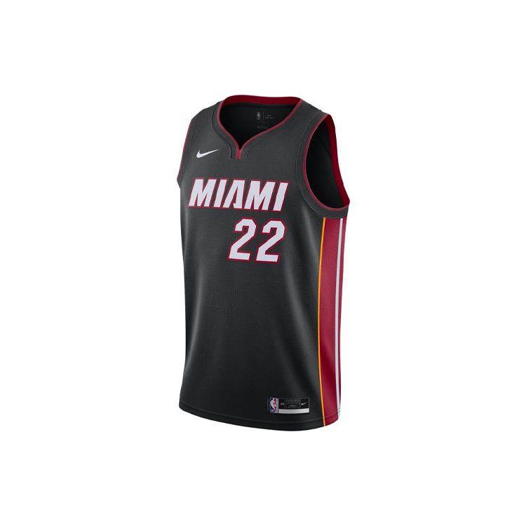 Nike NBA Miami Heat Jimmy Butler Icon Edition 2020 Swingman Джерси Мужская уличная одежда CW3671-014