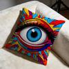 Creative Art Eyes Cushion Cover Soft Decorative Pillow Case Suitable for Bedroom Sofa Car Travel Use