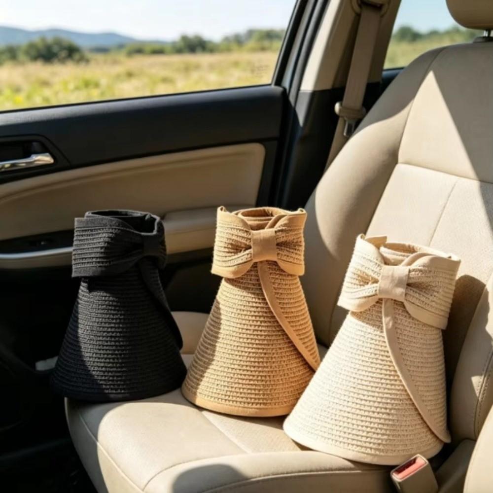 Open Top Women's Sun Hat Bohemian Style Straw Hat New Sun Visor Hat  Outdoor & Travel