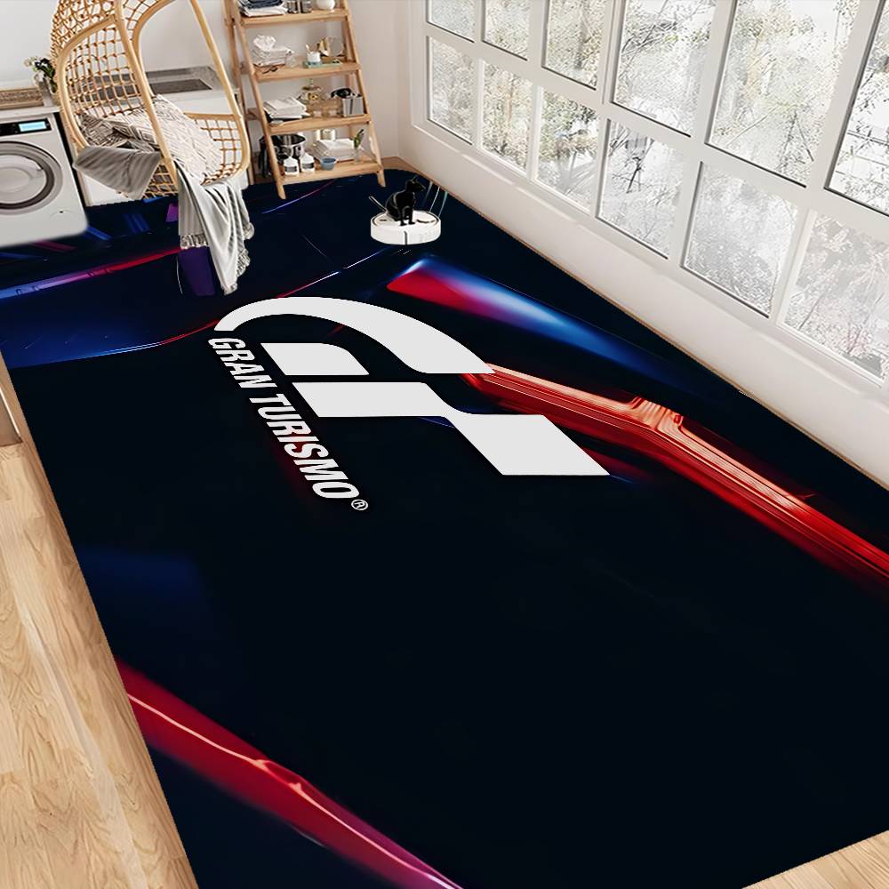 G Gran Turismo Room Mats Cheaper Anti slip Modern Living Room Balcony Printed Welcome Rug