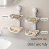 LIEI Wall-Mounted Suction Cup Soap Dish