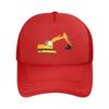 Экскаватор Строительный Грузовик Сетчатые Бейсболки Snapback Модные Бейсболки Дышащие Повседневные Кепки Для Улицы Унисекс