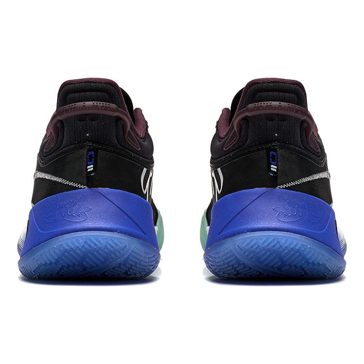 Баскетбольные кроссовки Li Ning CJ-2 из ткани с амортизацией, прочные, низкие, мужские, черные, ABAS001-7