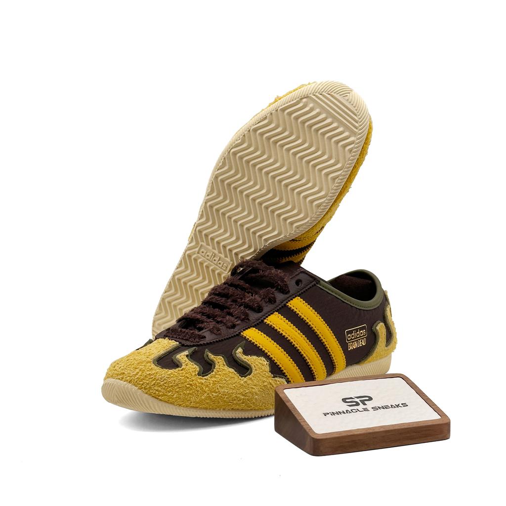 adidas X Brain Dead Japan Lo Shale Brown Hazy Yellow Off White Унисекс JQ6789