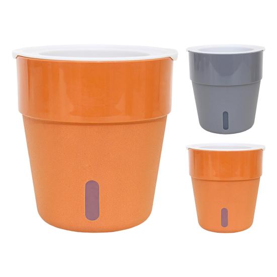 Горшок для растений Привлекательный термостойкий пластиковый автоматический водопоглощающий горшок для растений с хлопковыми веревками для дома