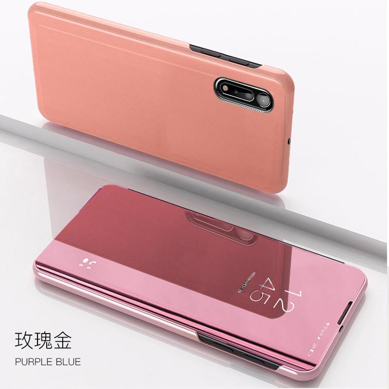 Роскошный зеркальный смарт-чехол для Samsung Galaxy Z Fold 2, кожаный магнитный флип-чехол-подставка для Samsung Z Fold 2, чехол для телефона Z Fold 3