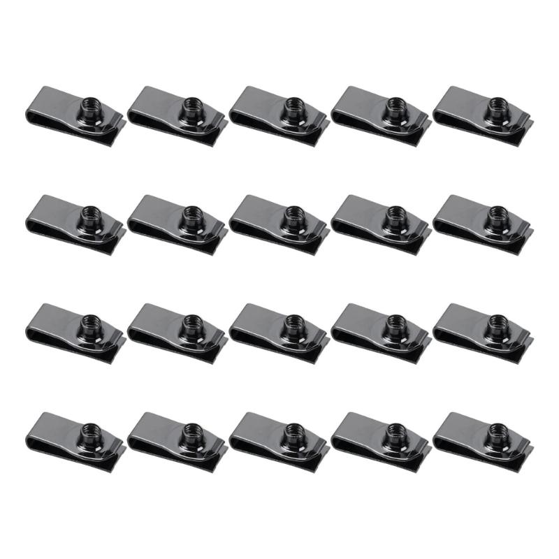 30mm 8mm Carbon Steel Bolt And 13mm Hexagonal Head U Nut Clamp Vibration Proof Automotive Component Fastener