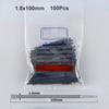 100Pcs Heavy Duty Self-locking Plastic Nylon Tie Wrap, Strong and Reliable Cable Ties