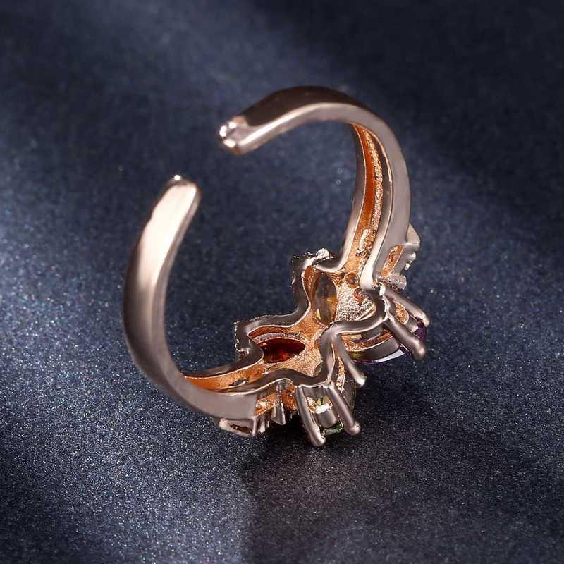 Sace Gems Классическое роскошное многоцветное кольцо с цирконом, женские ювелирные изделия, свадебный подарок для вечеринки