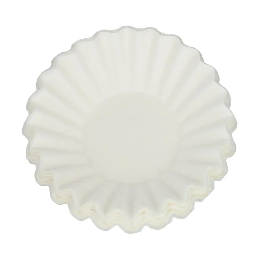 Высококачественная пищевая фильтровальная бумага Кофейные бумажные фильтры 2.0 Большой кофейный фильтр Кофемашина Одноразовые бумажные фильтры Белый