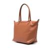 Longchamp Le Pliage Xtra Однотонная Сумка-тоут с молнией и кнопкой, на длинных ручках, из кожи, женская, цвет Коньяк Бренди 2605987504