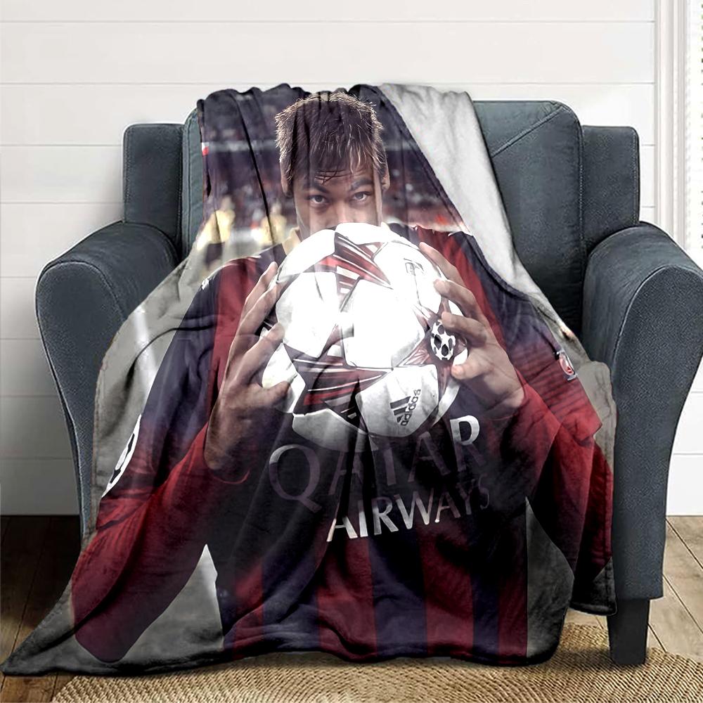 Legends Made Not Born printed flannel breathable and warm blanket, a stylish home gift, suitable for home, office and bedspread use. 15a14