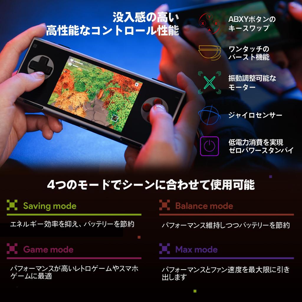 AYANEO Pocket Официальное японское портативное игровое устройство на Android с отпечатком пальца MicroSD-картой IPS Аспект 330 PPI Helio G99 Magic Micro, Версия,